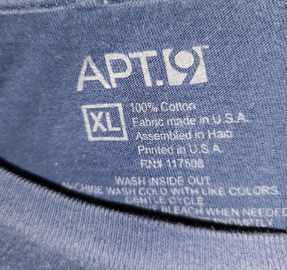 Apt. 9 Men's Navy Graphic Tee - Picture 2 of 4